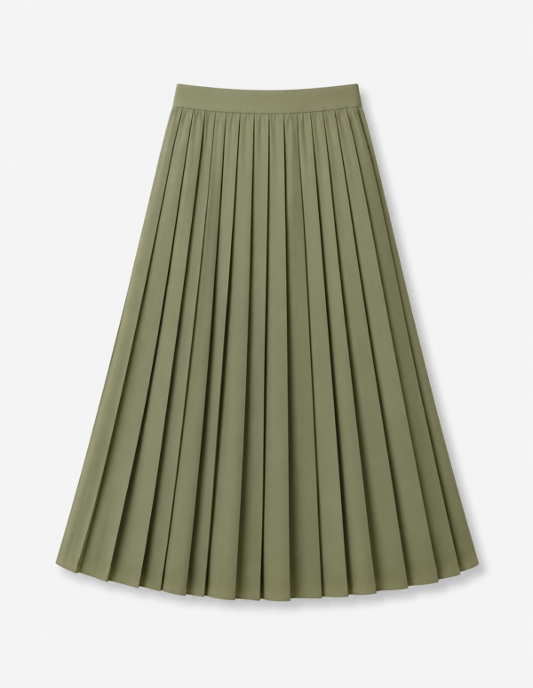 Matcha Pleated Skirt